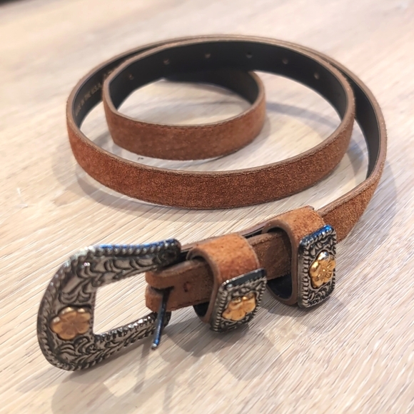 Vintage Accessories - Vintage Leather Western Belt